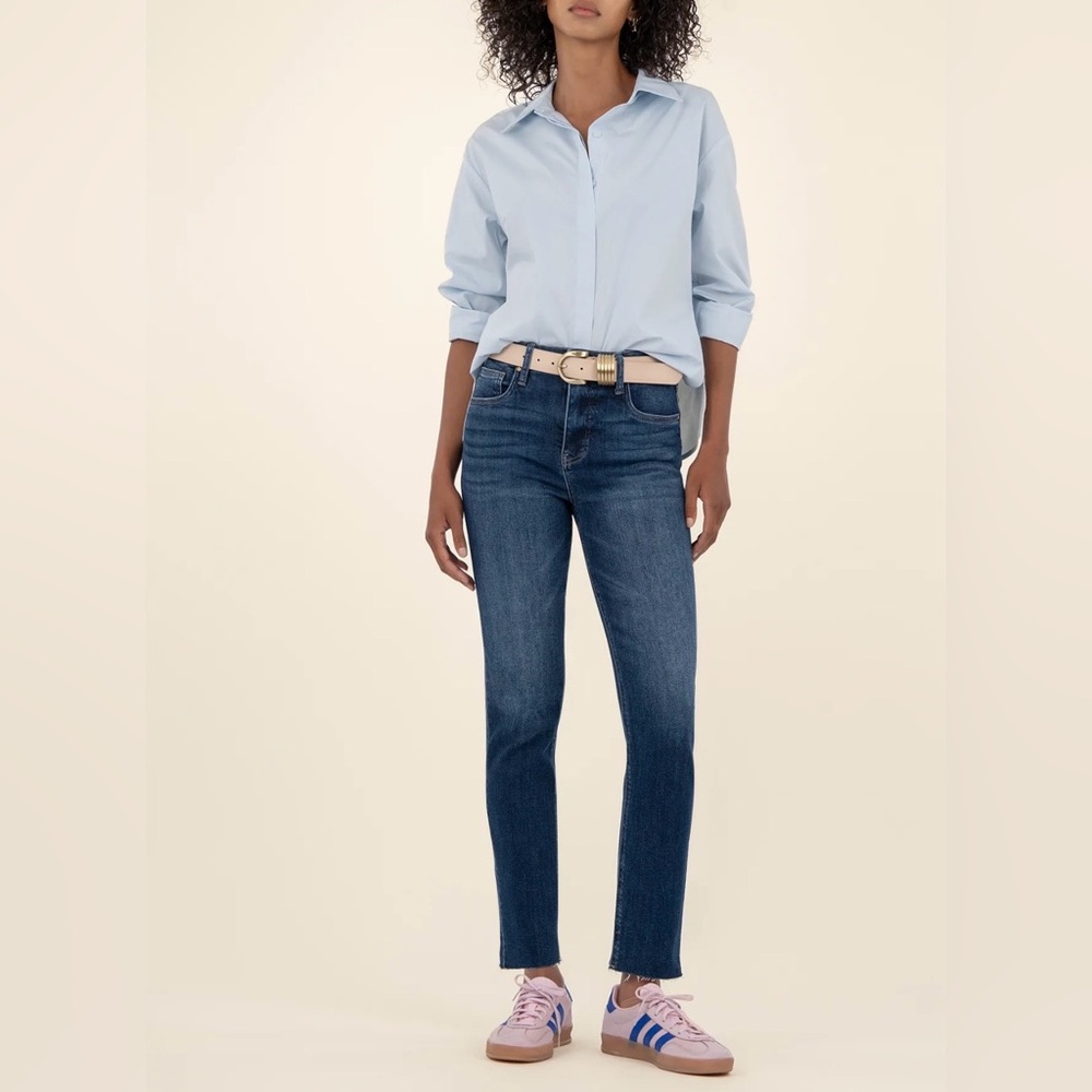 NWT Kut from the Kloth Rachel High Rise Mom Jean Sz 2